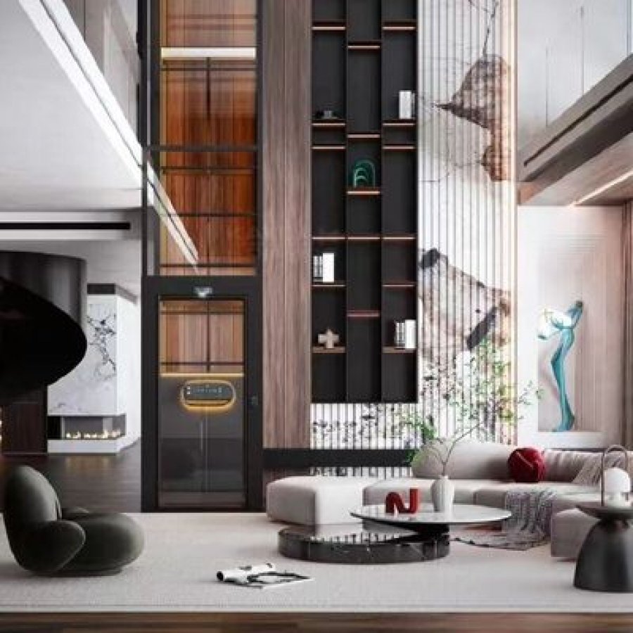 1–2 Person Screw Drive Home Elevator for Compact Homes and Annexes