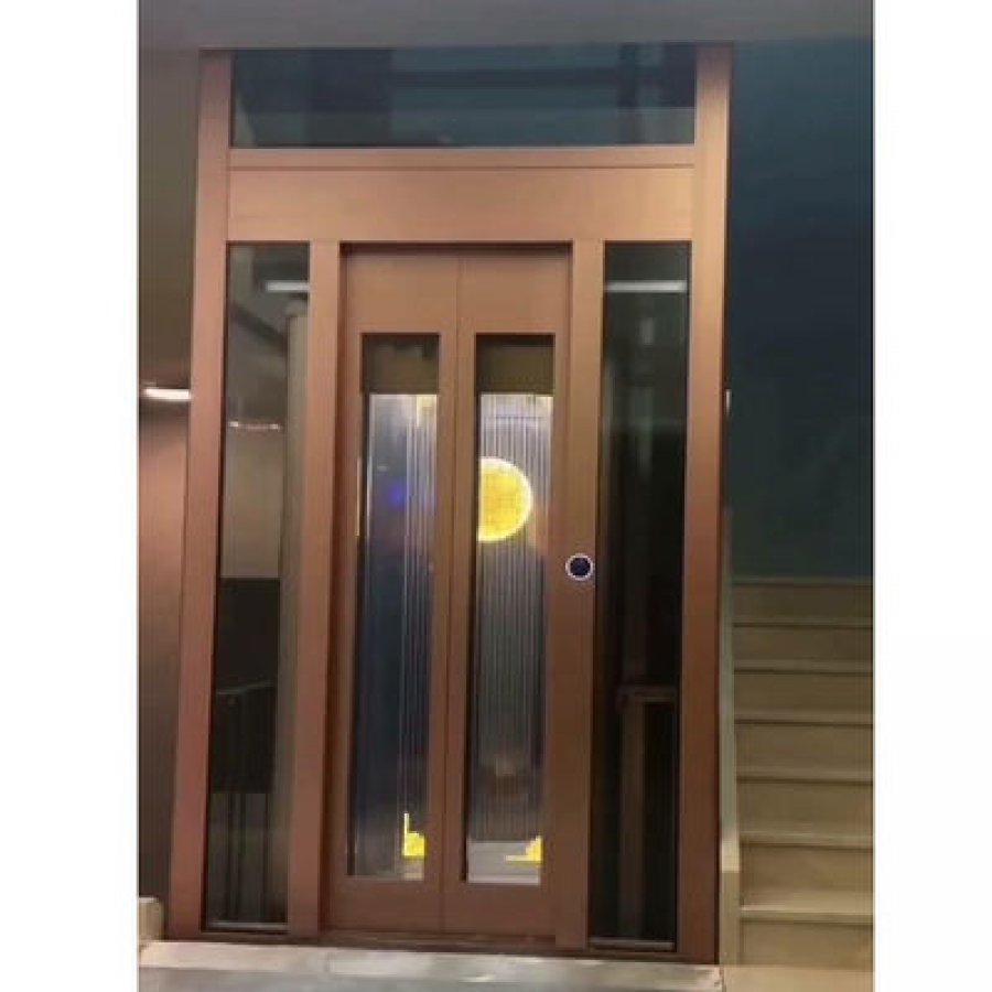 Sleek Gearless Traction Lift | Classic Small Residential Elevator