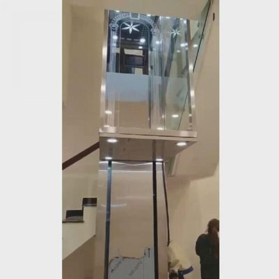 5-Stop Hydraulic Home Elevator | 14.5m Travel Height
