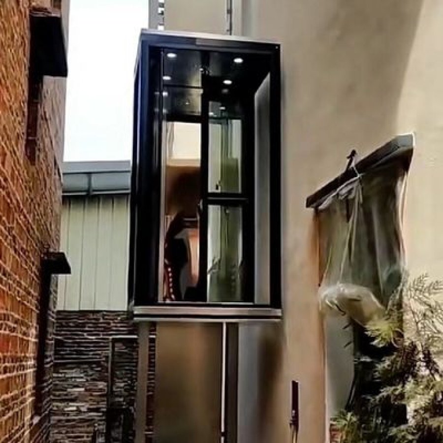 Shaftless Home Elevator | Naked Cabin, 5 Floors
