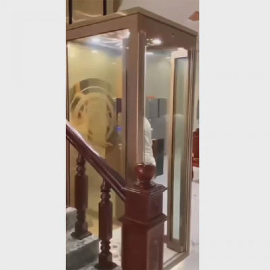 High-Capacity Home Elevator | 1 Ton Hydraulic Lift with Custom Finishes