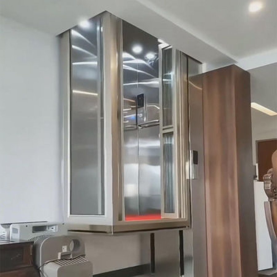 Home Glass Elevator | Quiet Hydraulic Lift for Modern Houses