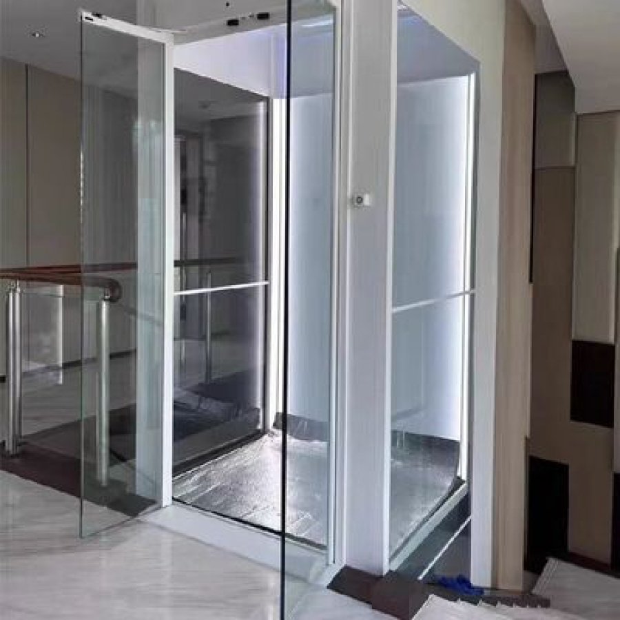 Single-Phase Pitless Hydraulic Home Elevator with Microprocessor & Emergency Stop
