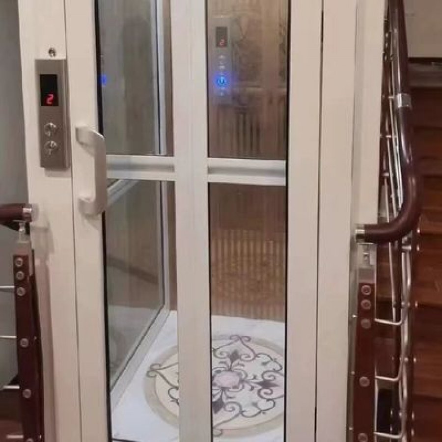 220V Hydraulic Home Elevator | 5 Stops, 4.7 kW, 0 m Pit