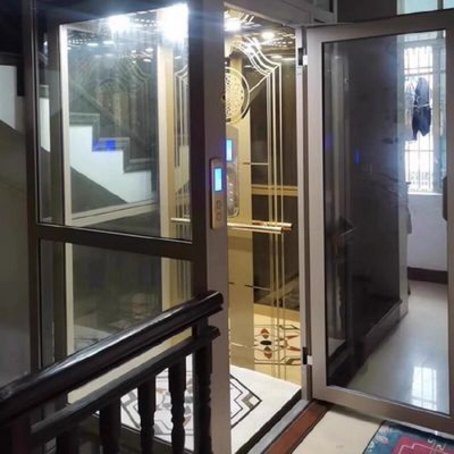 Residential See-Through Hydraulic Elevator – Compact Pitless Home Lift