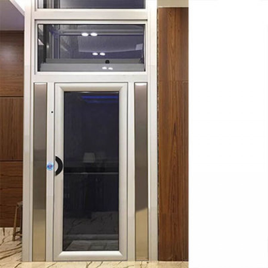 Microprocessor-Controlled Hydraulic Home Elevator with Emergency Stop