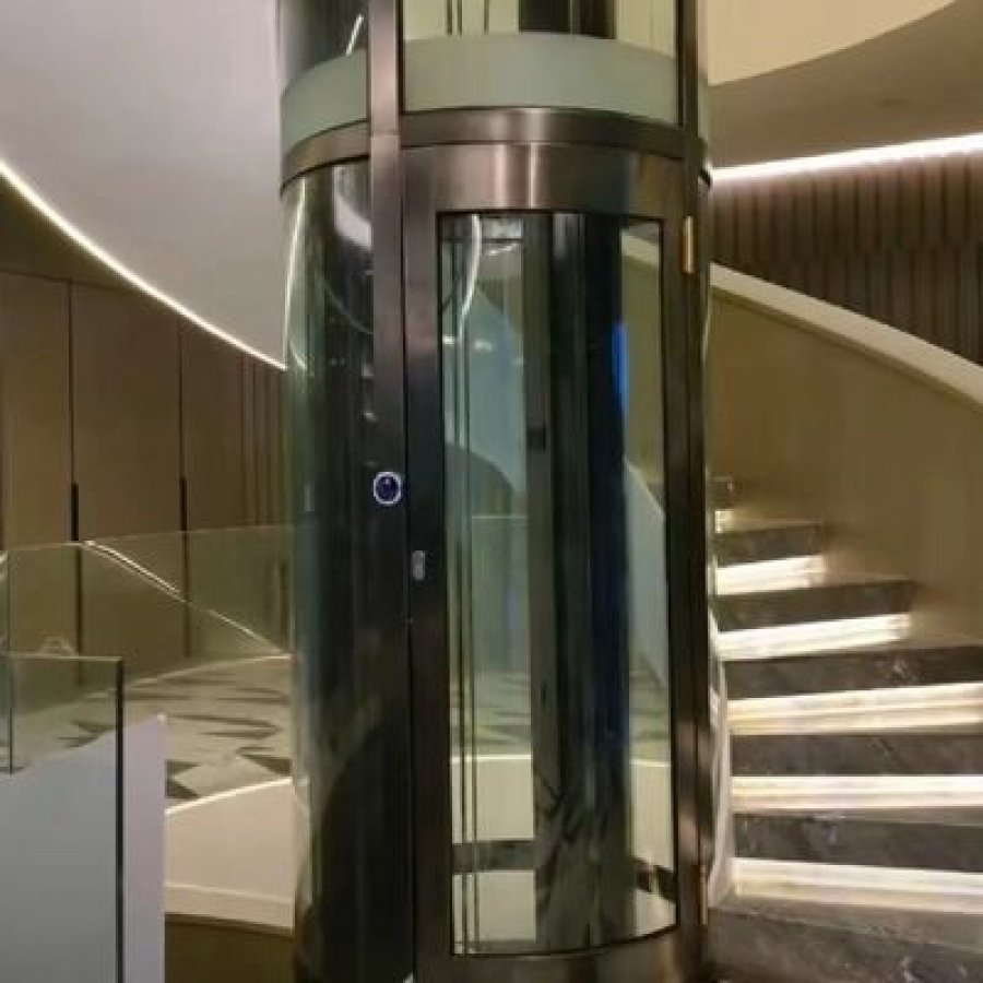Custom Gearless Home Elevator – 400 kg Capacity, 14.5 m Rise