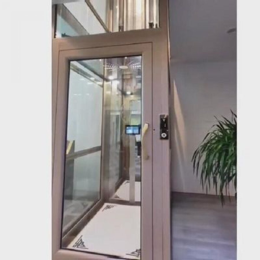 Smart Traction Home Elevator | Modern LCD Screen Control