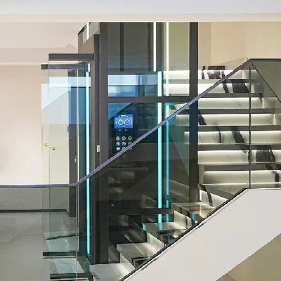 Gearless Traction Home Elevator – Up to 30 m Travel Height
