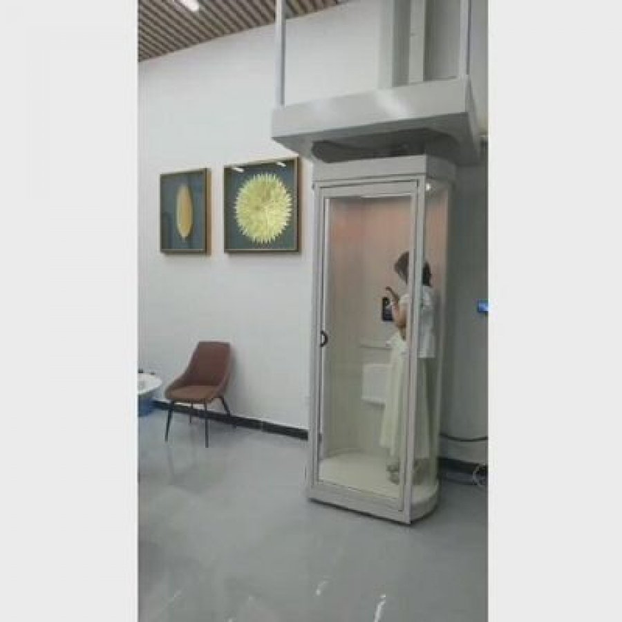 Compact 2-Floor Capsule Elevator | 400kg Passenger Lift