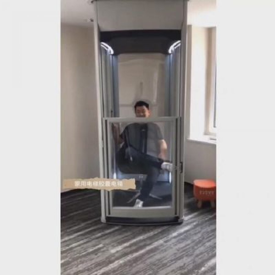 High-Capacity Home Capsule Elevator | 1000kg 2-Stop Lift