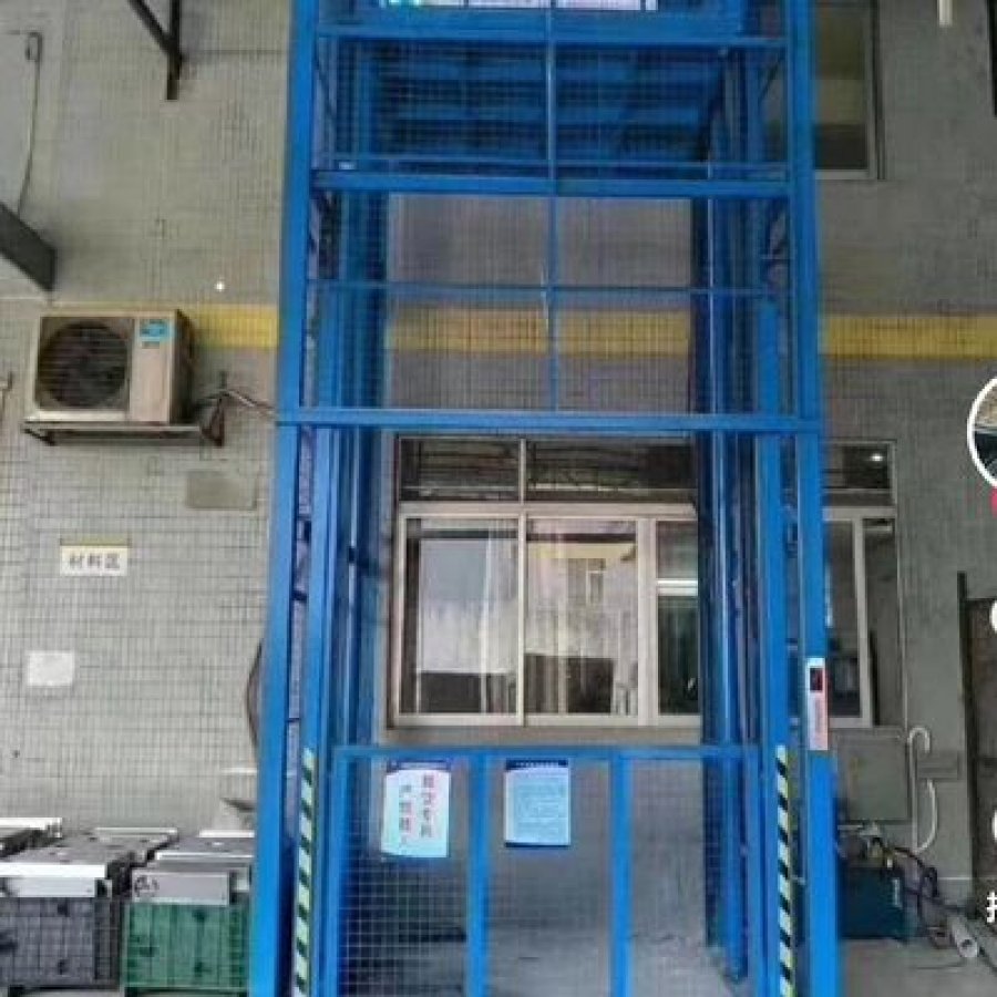 Stable Warehouse Cargo Lift with 3-Phase Power and Full Safety Package